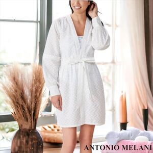 ☀️☀️☀️ Antonio Melani Harbor Island Embroidered Wrap Swim Cover Up